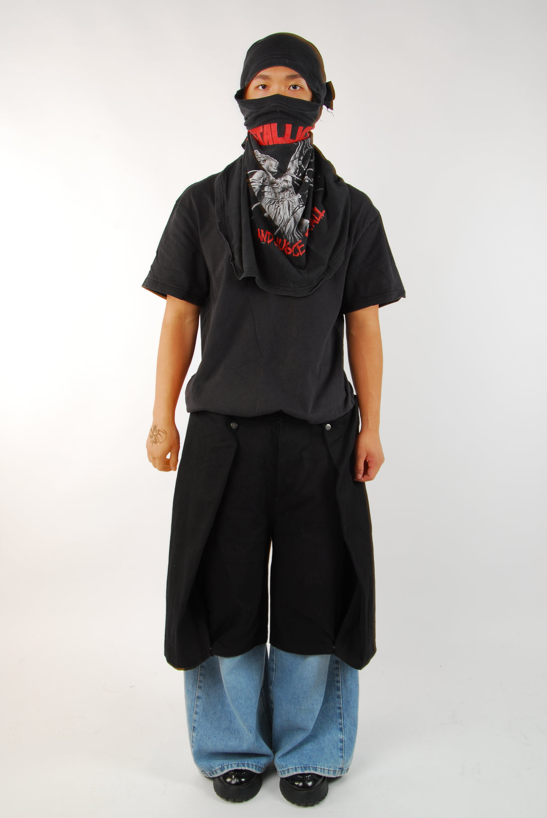 black moon shorts/layering piece