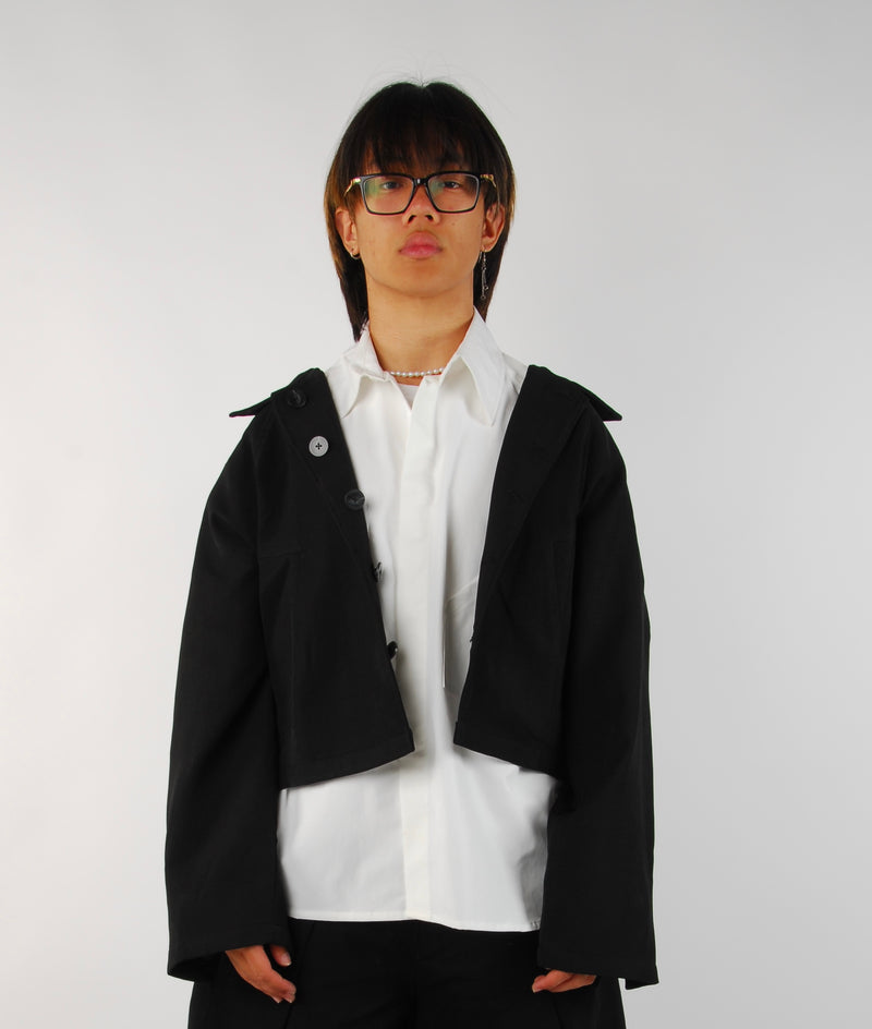 Cropped business jacket — view 2