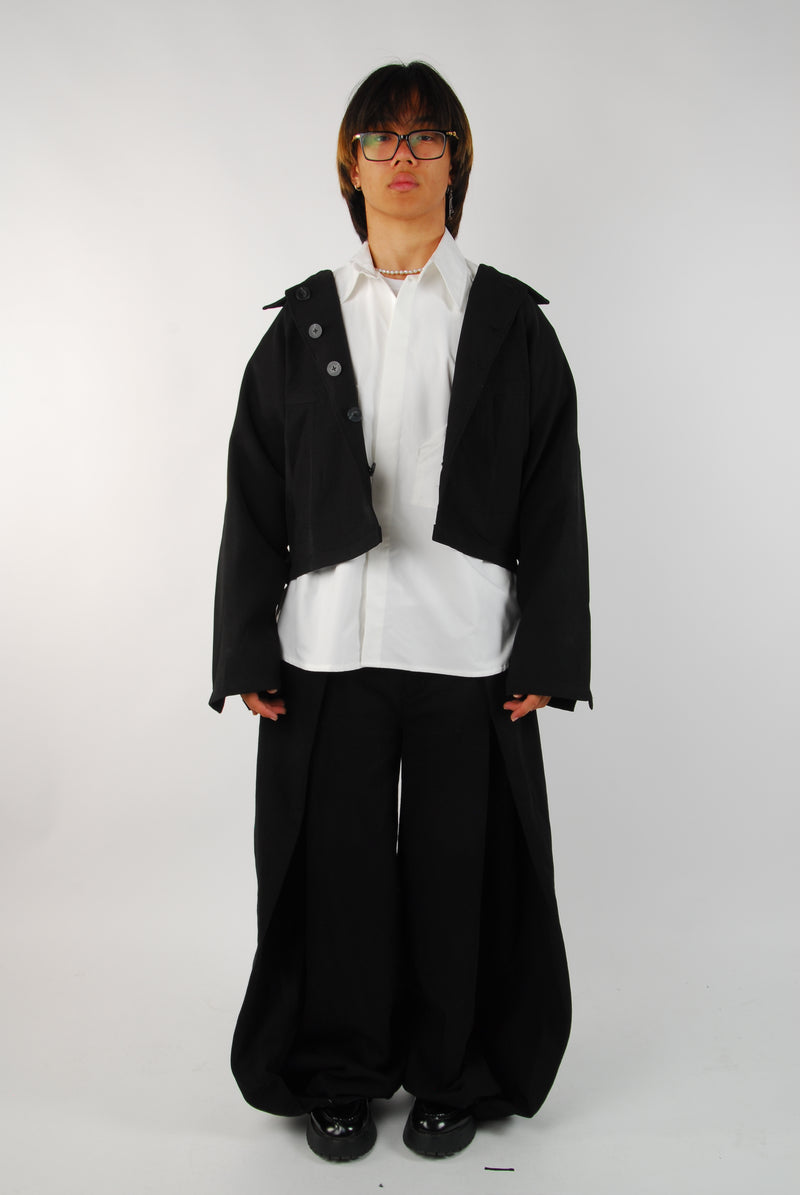 Cropped business jacket — view 4