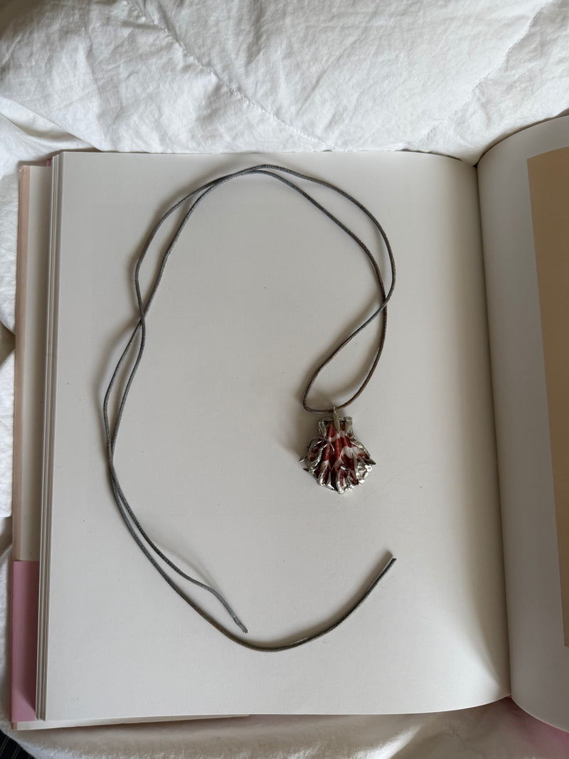 „imsa“ pierced seashell charm- monoklin — view 3