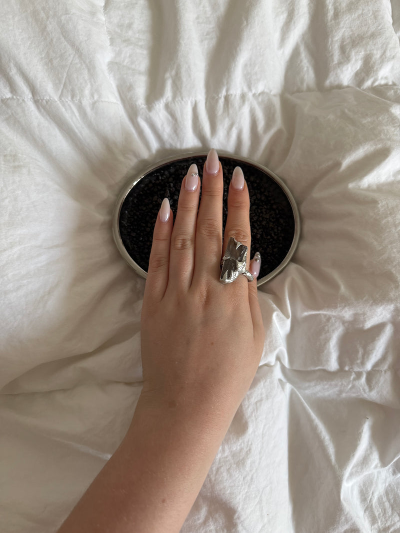 „elu“ Ring (size 57) - Monoklin — view 3
