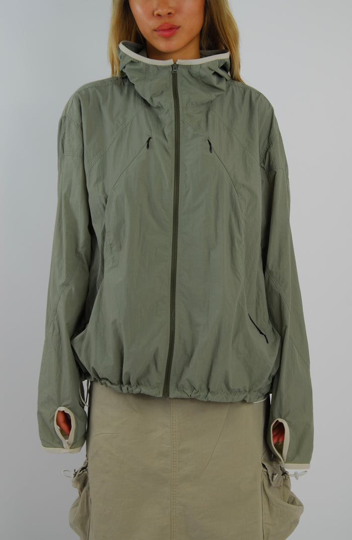 Alcyus khaki track jacket