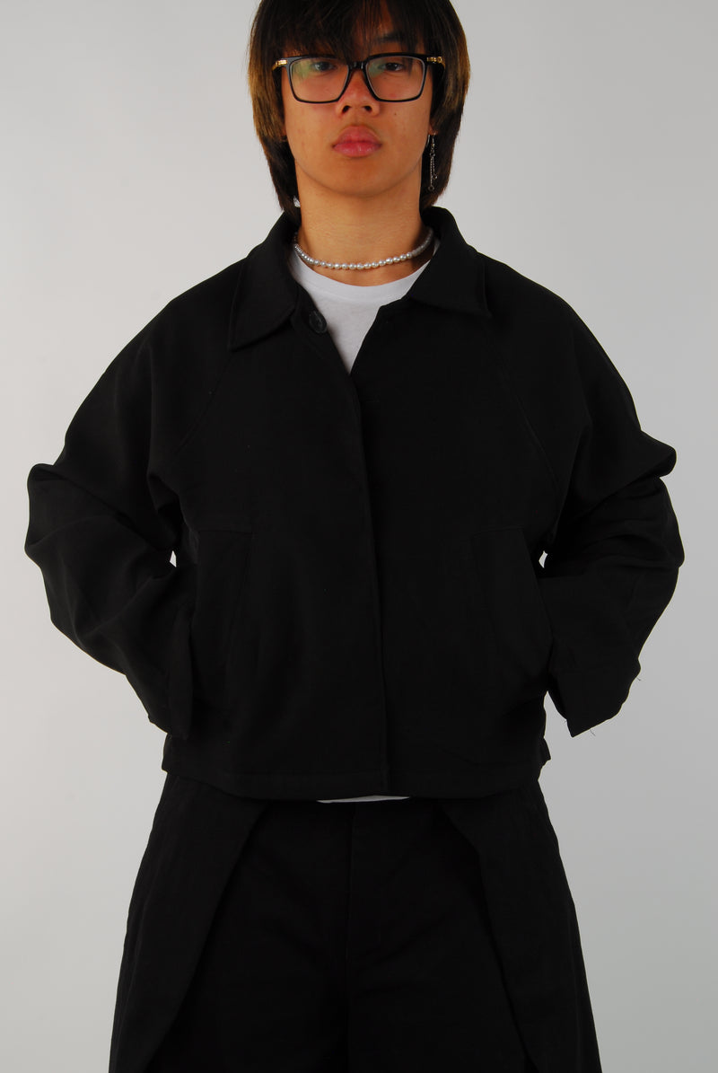Cropped business jacket — view 3