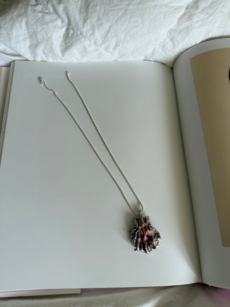 „imsa“ pierced seashell charm- monoklin — view 5