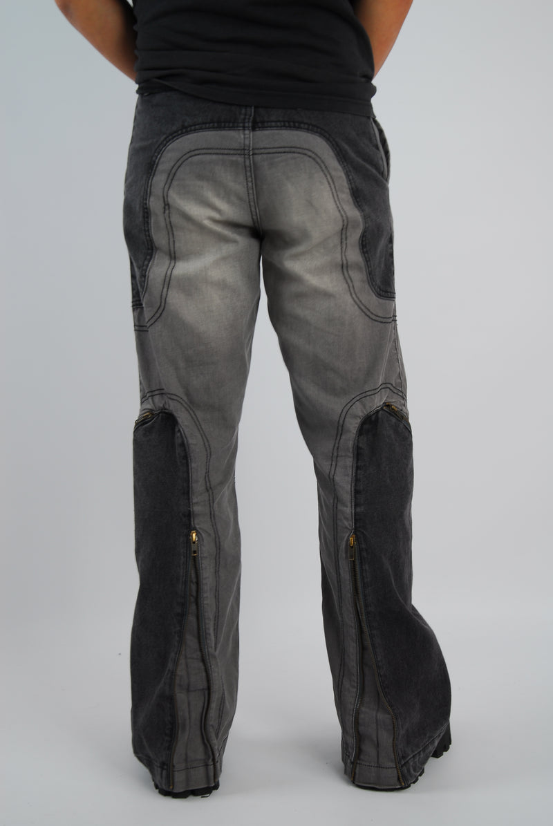 flared double pocket — view 2