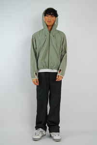 Alcyus- black track pants zip up