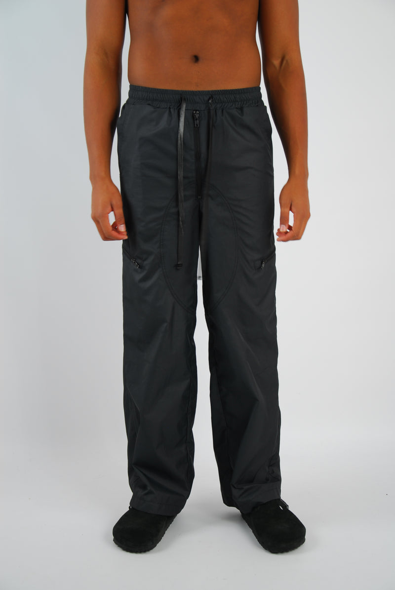 Alcyus- black track zip up — view 2