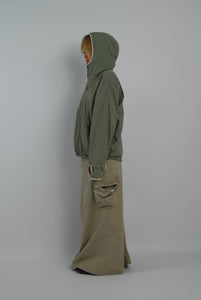Alcyus khaki track jacket