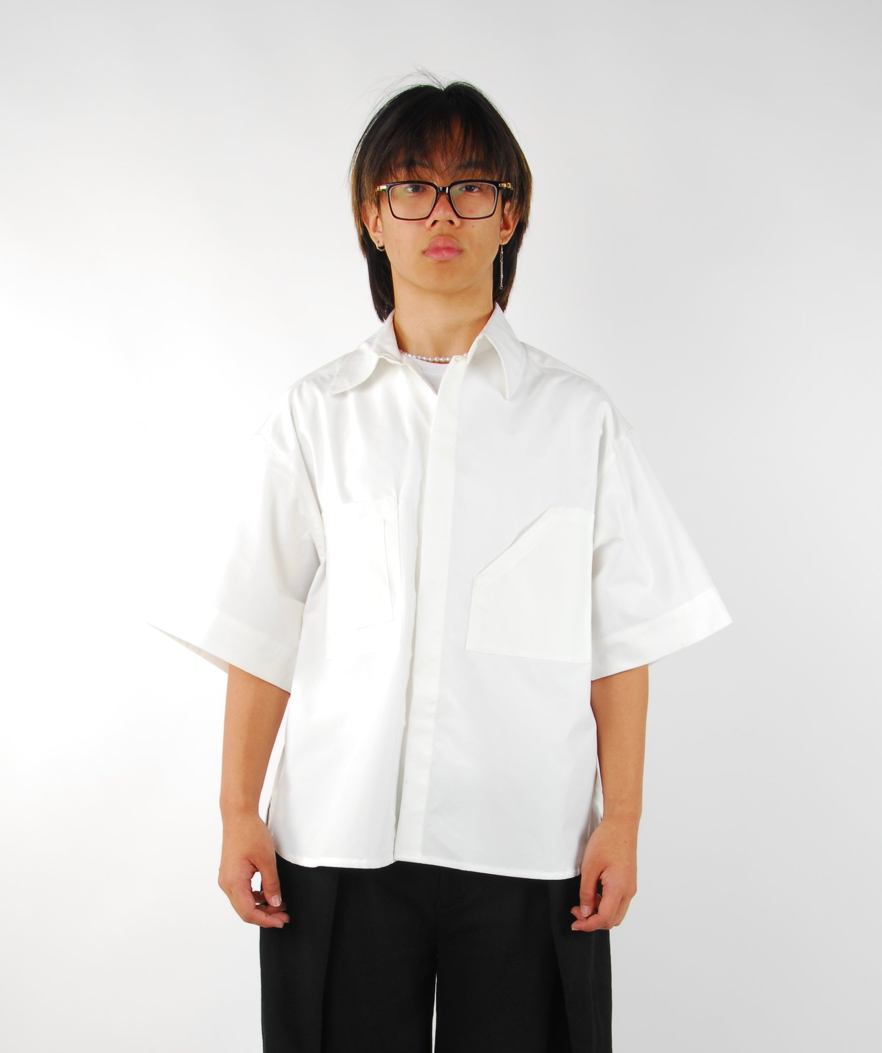 asymmetrical Patchwork Shirt