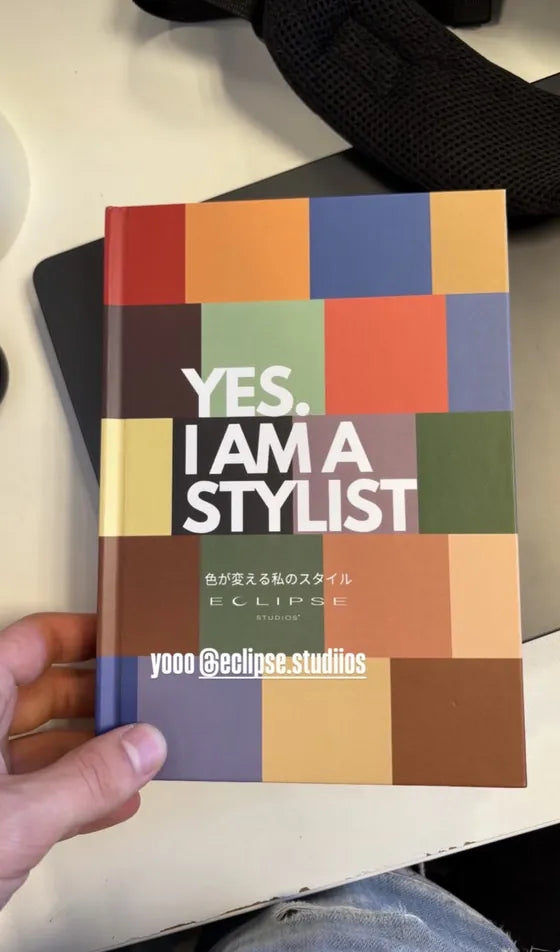 Customer photo of the YES I AM A STYLIST guidebook
