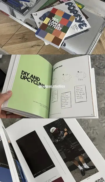 Customer photo of the YES I AM A STYLIST guidebook