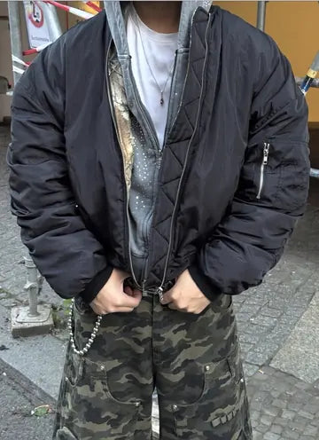 Customer photo of the 2 In 1 Realtree bomber